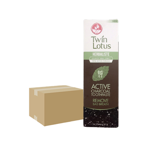 Twin Lotus Active Charcoal Toothpaste 50g 1x6x6