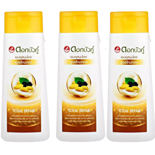 Twin Lotus Golden Silk Herbal Shampoo 180ml 1x3