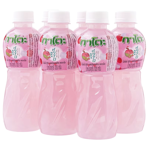 Kato Lychee 25percent with Nata De Coco 320ml 1X6