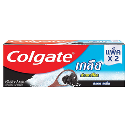 Colgate Toothpaste Salt Charcoal Clean & Fresh Pack X2 150g / (Unit)