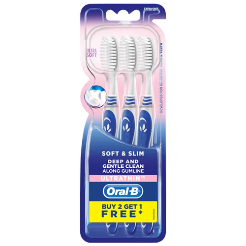 Oral B Soft and Slim 3 Toothbrushes