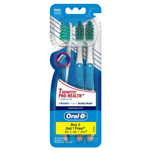 Oral B Pro Health Benefits 3 Toothbrushes