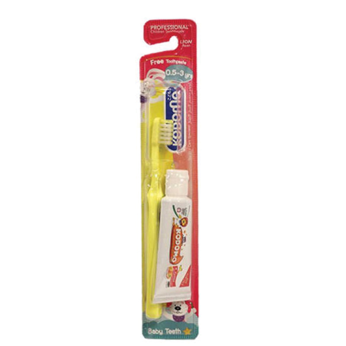 ®Kodomo Toothbrush + Toothpaste Age 0.5-3 Yrs