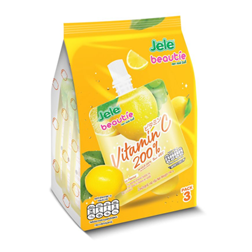 Jele Beautie Carageenan L Carnitine and Orange Juice (Orange) 140g 1x3