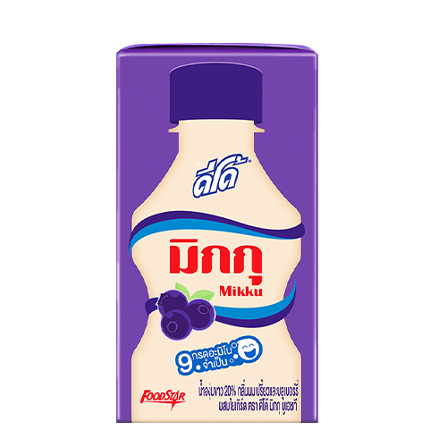 I1 ®DeeDo Mikku Fruit Juice Blueberry Flavoured with Yoghurt 115 ml