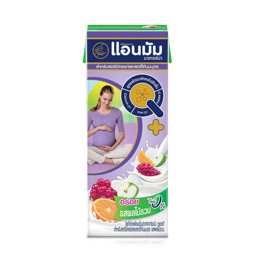 Anmum UHT Drinking Yoghurt Mix Fruit Flavor 180ml