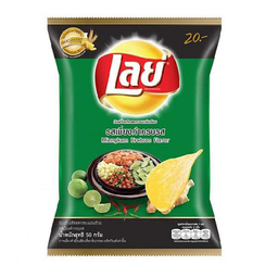 I1 Lay's Flat Potato Chips Mieng Kam Krob Ros Flavor 42g / (단위)