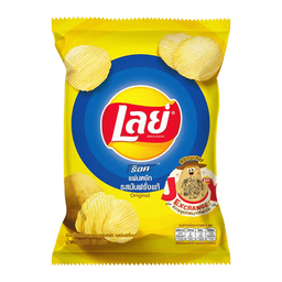 I1 Lay's Rock Ridged Potato Chips Original Flavor 42 g / (หน่วย)