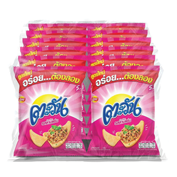 Tawan Shrimp Cracker Laab Sap Flavor 16g 1x12 / (Pack)