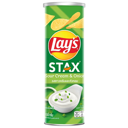 lays stax ຊາວຄຮີມແລະຫົວຫອມ 103 g / (件)