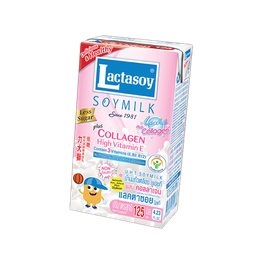 Lactasoy Light Soy Milk UHT Collagen Fiber 125ml / (단위)