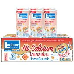 Lactasoy Soy Milk UHT Hi-Calcium 300ml 1x6x6 / (Box)