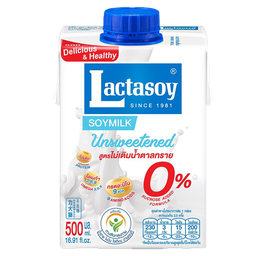 Lactasoy Soy Milk UHT Unsweetened Flavored 500ml / (件)