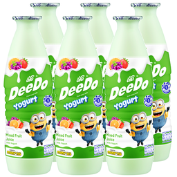 DeeDo Mixed Fruit Juice with Yoghurt 300ml 1x6 / (Pack)