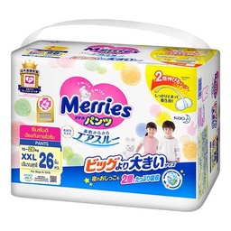 I1 Merries Baby Diaper Pants Size XXL 15-28Kg 26pcs / (Unit)