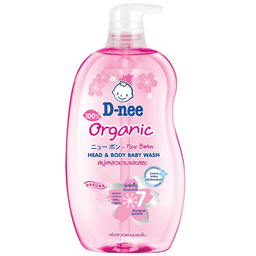 D-Nee Pure Head and Body Baby Wash Pink 800ml / (Unit)