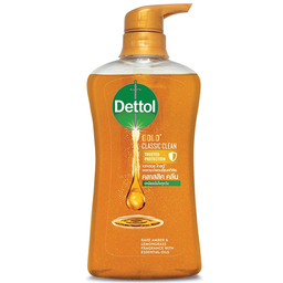 Dettol Shower Gel Gold Antibacterial Classic Formula 500ml / (Unit)