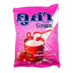 Cougar Strawberry With Milk Flavor Candy 100pcs 270g / (件)