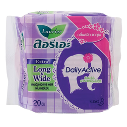 Laurier Daily Active Extra Long & White Sweet Sakura Scent 20p / (단위)