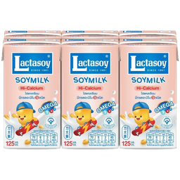 Lactasoy Soy Milk UHT Hi-Calcium 125ml 1x6 / (Pack)