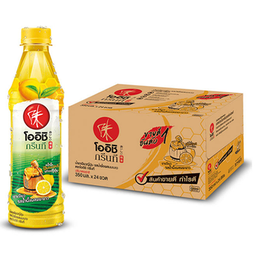 I1 Oishi Green Tea Honey Lemon 380ml 1x24 / (Box)