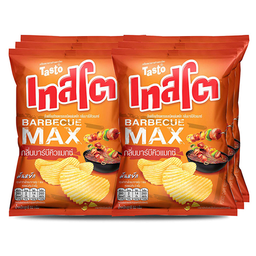 Tasto Potato Chips Barbecue Max Flavored 52g 1x6 / (Pack)