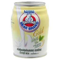 ®Bear Brand Gold BEAR Nestle White Tea 140ml / (หน่วย)